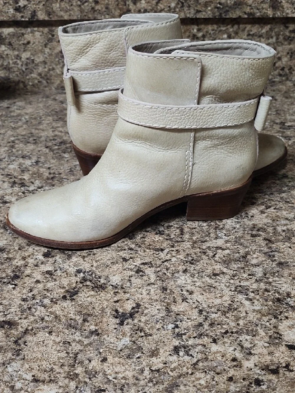 Kate Spade Tan Leather Ankle Boots